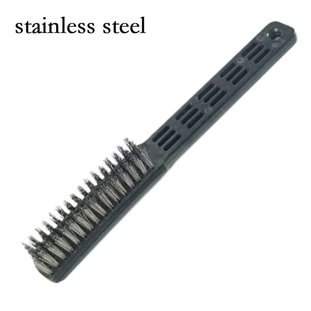 Chendee 1Pc Mini Steel Remove Rust Cleaning Wire Brush Hard Bristle Polishing Tools Home,Stainless Steel