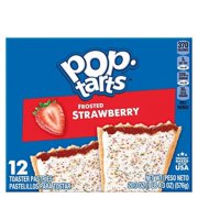 Frosted Strawberry Pop Tarts Toaster Pastries, 12 count Packaging May Vary