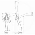 thumbnail image 2 of Deltana DHK5U19 5" Kickdown Holder; Black Finish, 2 of 2