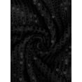 thumbnail image 6 of Women'S Sequins Long Sleeve Collared Shirt Button Down Open Front Shirt Loose Blouses Shirst Tops Black XL, 6 of 9