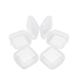 thumbnail image 1 of Qarigey Caja de almacenamiento de pendientes de plástico de 50 piezas, Mini contenedor cuadrado transparente con tapa, tapones para los Ropa, zapatos y accesorios Miscelánea, 1 of 6