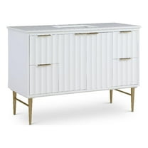 Meridian Furniture Modernist White Bathroom Vanity