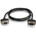thumbnail image 2 of C2G CMG-Rated DB9 Low Profile Cable M-F - Serial cable - DB-9 (M) to DB-9 (F) - 10 ft - molded, thumbscrews - black, 2 of 3