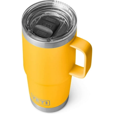 

Rambler 20 oz Travel Mug Stainless Steel Vacuum Insulated with Stronghold Lid Alpine Yellow