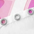 thumbnail image 3 of Erosebridal Monogrammed K Curtains Pack of 2 (42x84), Initial Letter 30%-50% Black Out Curtains, Pink Bow Curtains for Living Room, Window Curtains Bedroom Decor, 3 of 6
