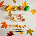 thumbnail image 6 of 4X Thanksgiving Autumn Leaf Tablecloth Autumn Maple Leaf Tablecloth Waterproof Rectangular Plastic Tablecloth, 6 of 8