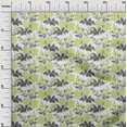 thumbnail image 2 of oneOone Cotton Cambric Fabric Leaves & Floral Ikat Print Fabric BTY 56 Inch Wide, 2 of 4