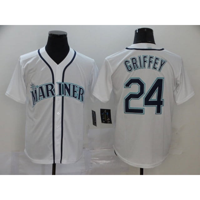 Baseball Jersey Mariners Fan Edition Mariners 24# Griffey 44# Copy Player Name Jersey -GTV