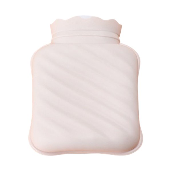 Moyic Botella de agua caliente a prueba de explosiones 600ML bolsa de calentamiento aislada reutilizable dibujos animados calentador de manos Suministros térmicos Beige Moyic HA071114-03