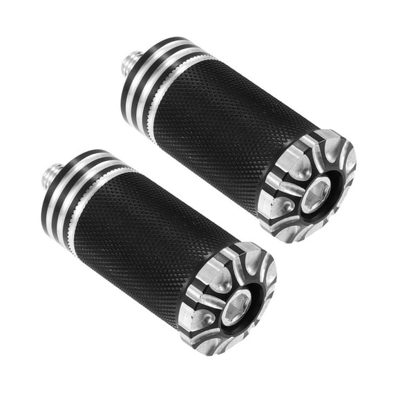 2pcs Motorbike Shifter Peg Shift Lever Billet Foot Pegs for Harley Davidson Street Glide Road Black