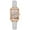 White, variant on Watch for Women Vintage Square Watch Essentials - Water Resistant Rectangular Case with Leather Strap
