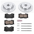 thumbnail image 3 of PowerStop Rear Z23 Evolution Sport Carbon-Fiber Ceramic Brake Pad and Drilled & Slotted Rotor Kit Fits: INFINITI Select Models K5861, 3 of 10