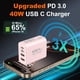 thumbnail image 2 of Cargador rápido USB C Block Vilive de 40 W y 4 puertos para iPhone 17, 2 of 6
