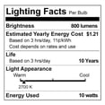 thumbnail image 6 of Philips LED 60-Watt A19 General Purpose Light Bulb, Frosted Soft White, E26 Medium Base (6-Pack), 6 of 6