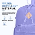 thumbnail image 6 of DAKIMOE Travel Backpack for Women Men Laptop Backpack with Computer Compartment Waterproof Large Capacity Wear Resistant Scratch-proof for Travel College Bussiness School, Light Purple, 6 of 9