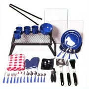 Unica 43pcs Enamel Camping Set