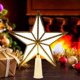 thumbnail image 5 of Las estrellas del adorno del árbol de Navidad llevaron la luz, adornos de Navidad de la estrella del brillo 3d para los árboles, fiesta casera, 5 of 5