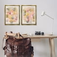 thumbnail image 3 of Stupell Industries Muted Layered Neutrals Abstract Painting Gold Floater Framed Canvas Art Print Wall Art, 21 x 31, Set of 2, 3 of 10
