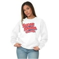 thumbnail image 4 of Caramel Sugar Mama Original Logo Women Crewneck Sweatshirt Brisco Brands X, 4 of 6