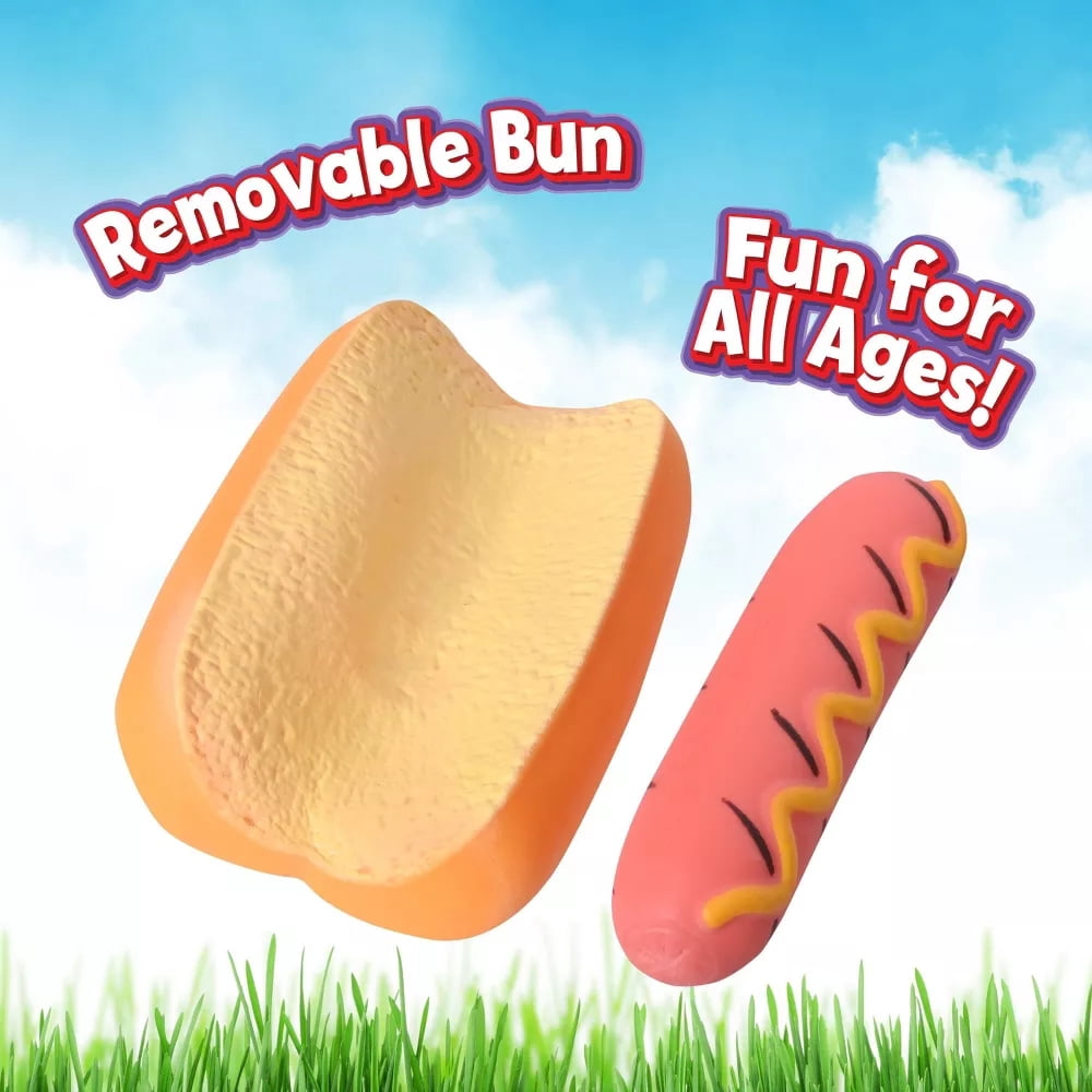 Squeeeze Hot Dog - 15cm Ultra-Soft Slow Rising Jumbo Squishy Hot Dog, Stress Relief Toy for Adults, Focus & Relaxation