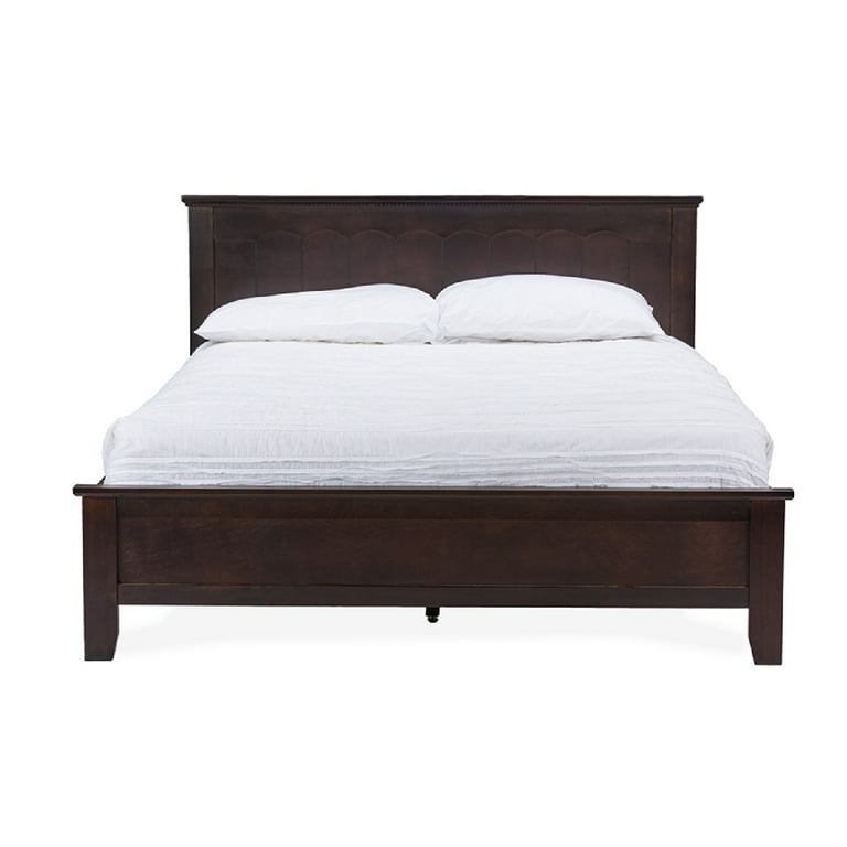 Baxton Studio Schiuma Cappuccino Wood Contemporary Twin-Size Bed Baxton Studio Schiuma Cappuccino Wood Contemporary Twin-Size Bed
