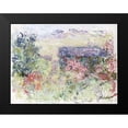 thumbnail image 2 of Monet, Claude 14x12 Black Modern Framed Museum Art Print Titled - The House Through the Roses, 2 of 5