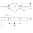 thumbnail image 2 of Easyflex VibraSystems Pipe Riser Clamp, 2 of 3