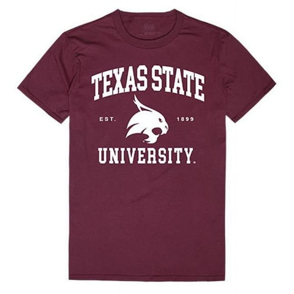 Texas State University Seal Tee - Maroon - Medium