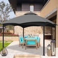 thumbnail image 5 of Eurmax 10x12 Gazebo Replacement Canopy 2 Tier Replacement Canopy,Gray, 5 of 5