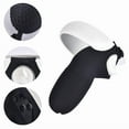 thumbnail image 3 of Soft VR Accessories Protective Cover For Oculus Quest 2 VR Touch Controller Silicone Cover Skin Handle Grip With Knuckle as Gift Purple, 3 of 6