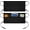 02-black, variant on 3 Pockets Waitress Apron Server Aprons - Half Aprons for Men & Women  and Oil Proof