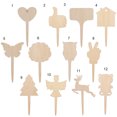 thumbnail image 6 of Dream Lifestyle 10Pcs Wood Plant Labels T-Shape Wooden Garden Markers Seed Potted Herbs Flowers Vegetables Household Supplies, 6 of 8