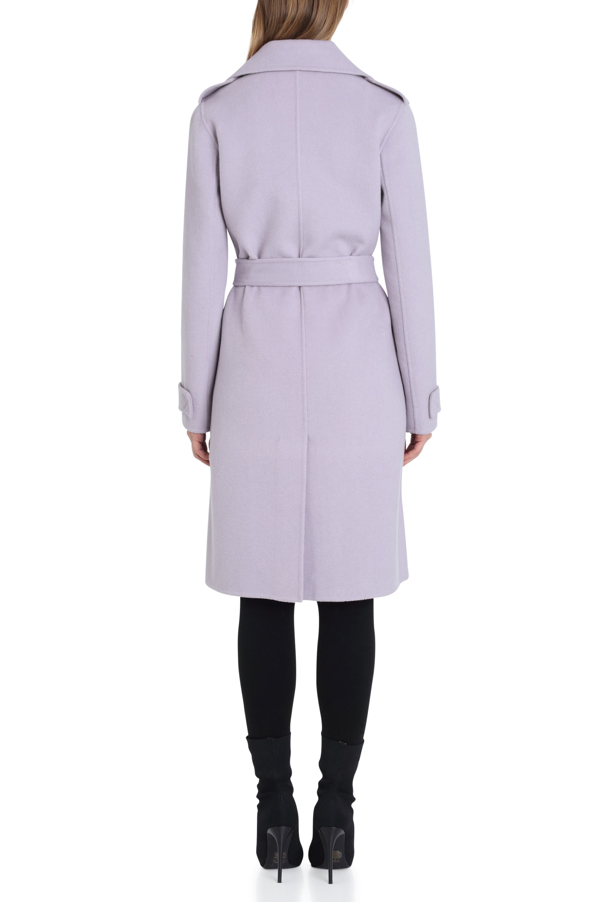 Badgley mischka wool wrap coat 2025