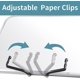 thumbnail image 4 of Soporte para libros para lectura Soporte ajustable para libros de texto Soporte ergonómico para libros en la cama para leer con clips de papel Soporte para libros de escritorio Libere sus manos plega, 4 of 5