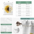 thumbnail image 6 of Yellow Sunflowers Balloon Curtains for Bedroom/Front Door/Bathroom, You Are My Sunshine Wood Rustic Tie Up Curtains 63 Inch Length Light Filtering Kitchen Curtains Shades for Windows 46"x63", 6 of 8