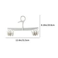 thumbnail image 3 of Clothes Hangers Suction Cup Folding Socks Hanger Drying Rack Household Clothes Hanger Clothes Hanger Multi-clip, 3 of 7