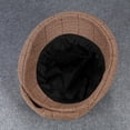 thumbnail image 4 of CoCoMangos Vintage Bownot Bowler Hats for Women Autumn Fashion Tweed Top Hats Slouchy Short Brim Felt Derby Hat(Several Colors), 4 of 5