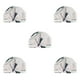 thumbnail image 3 of Injueey Gorros de baño para ducha Estampado de flores Banda elástica impermeable Dobladillo Gorro universal grueso Peluquería Accesorios de Type2 NO2, 3 of 6
