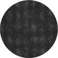 thumbnail image 1 of Ahgly Company Machine Washable Indoor Round Transitional Midnight Gray Area Rugs, 6' Round, 1 of 7