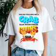 thumbnail image 3 of You Are Telling Me A Crab Ran With These Goons Tshirt, Peek A Boo, Howdy Cowgirl Witches, Halloween Shirt, 3 of 5