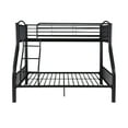 thumbnail image 3 of Powell Kalmia Heavy Metal Kid's Twin over Full Convertible Bunk Bed with Built-In Ladder, Black, 3 of 12