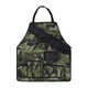 thumbnail image 1 of Delantal de barbacoa novedoso para chefs con 6 bolsillos, portabotellas y divertidos utensilios de cocina unisex. Verde camuflaje, 1 of 6