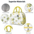 thumbnail image 4 of Lunch Bag Lunch Box for Women Reusable Insulated Lunch Bags,Water-Resistant Lemon Pattern Cooler Lunch Tote Bag, Large Capacity for Work Travel Picnic, 4 of 6