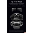 thumbnail image 4 of ATEVIX Reloj Inteligente con Auriculares Bluetooth, Pantalla HD Redonda de 1.85 Pulgadas, Estilo Militar, Impermeable IP67, Más de 100 Modos Deportivos, Monitor de Frecuencia Cardíaca, Rastreador de, 4 of 9