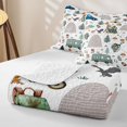 thumbnail image 4 of Erosebridal Happy Camping RV Car Twin Quilt Set for Teens,Boys Girls Adventure Accessories Twin Coverlet Set, 4 of 7