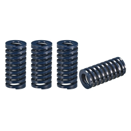 

Die Spring 4 Pack 27mm OD 55mm Long Spiral Stamping Light Load Compression Die Springs Blue