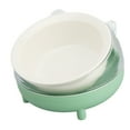 thumbnail image 1 of Bol de Nourriture pour Chat Bol d'Alimentation pour Chat Bols Inclinés en Céramique Surélevée Bol de Nourriture pour Animaux avec Support pour Chatons Chiots, 1 of 8