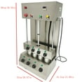 thumbnail image 2 of Pizza Cone Forming Maker Machine Four-head Stainless Steel Commercial Household Handheld 110V 2600W, 2 of 10