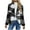 Black, variant on Scyoekwg Womens Winter Coats Warm Plush Fleece Plaid Jacket Cardigan Overcoat Fashion Loose Casual Long Sleeve Jackets (Black,XL)
