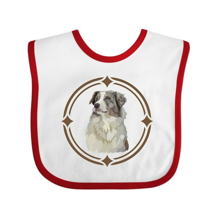 

Inktastic Australian Shepherd Dog Gift Baby Boy or Baby Girl Bib